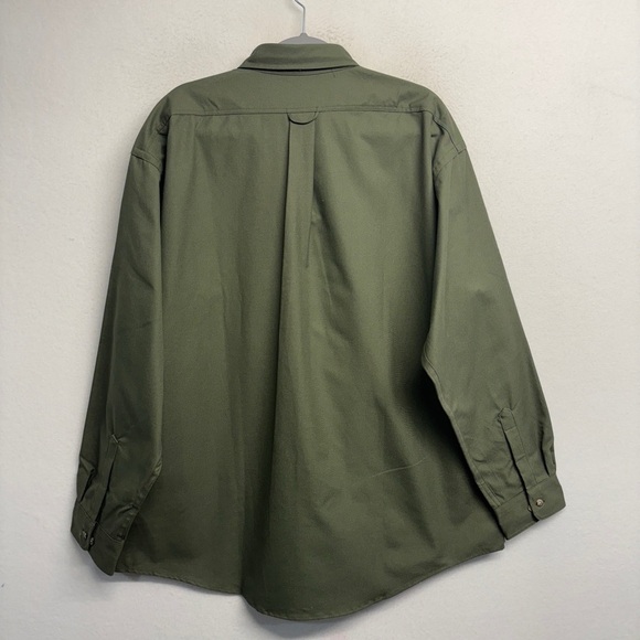 NWT Filson Ruggs Ranch Embroidered Button Down Shirt XXL Cotton USA Made Green - Picture 3 of 9